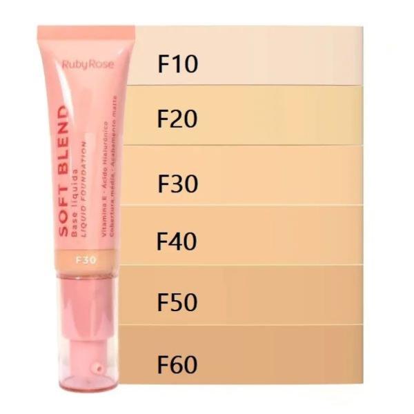 Base líquida Soft Blend Ruby Rose 30g