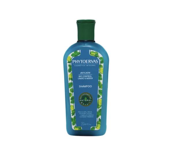 Shampoo phytoervas anticaspa bio control limão e menta 250ml